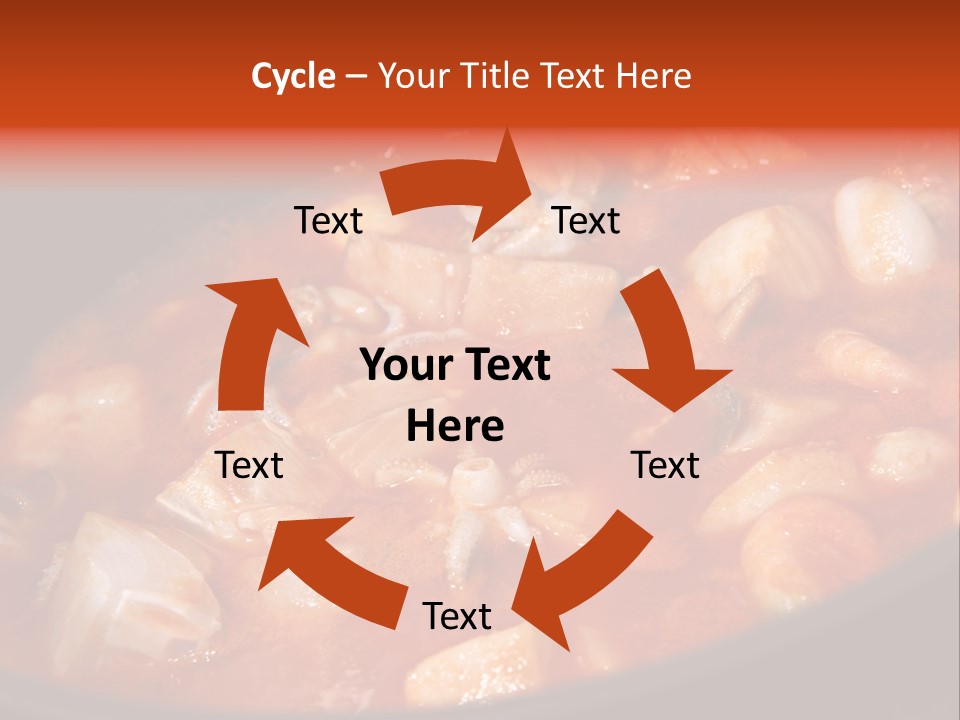 A Stew Of Food Is Being Cooked In A Pot PowerPoint Template
