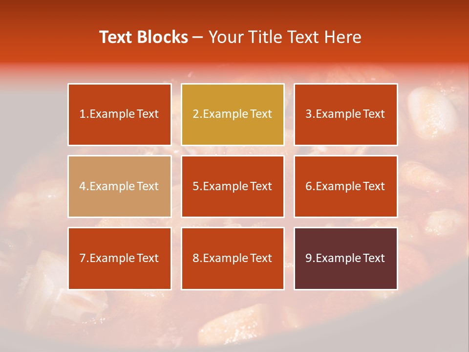 A Stew Of Food Is Being Cooked In A Pot PowerPoint Template