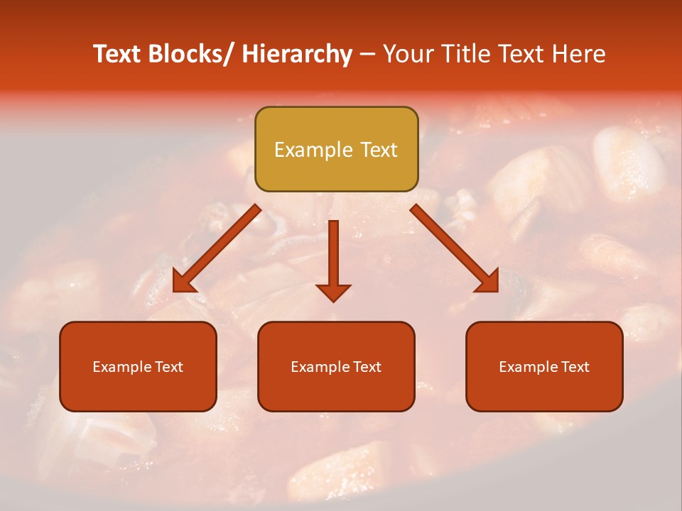 A Stew Of Food Is Being Cooked In A Pot PowerPoint Template