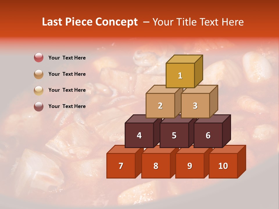 A Stew Of Food Is Being Cooked In A Pot PowerPoint Template
