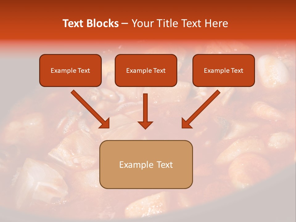 A Stew Of Food Is Being Cooked In A Pot PowerPoint Template