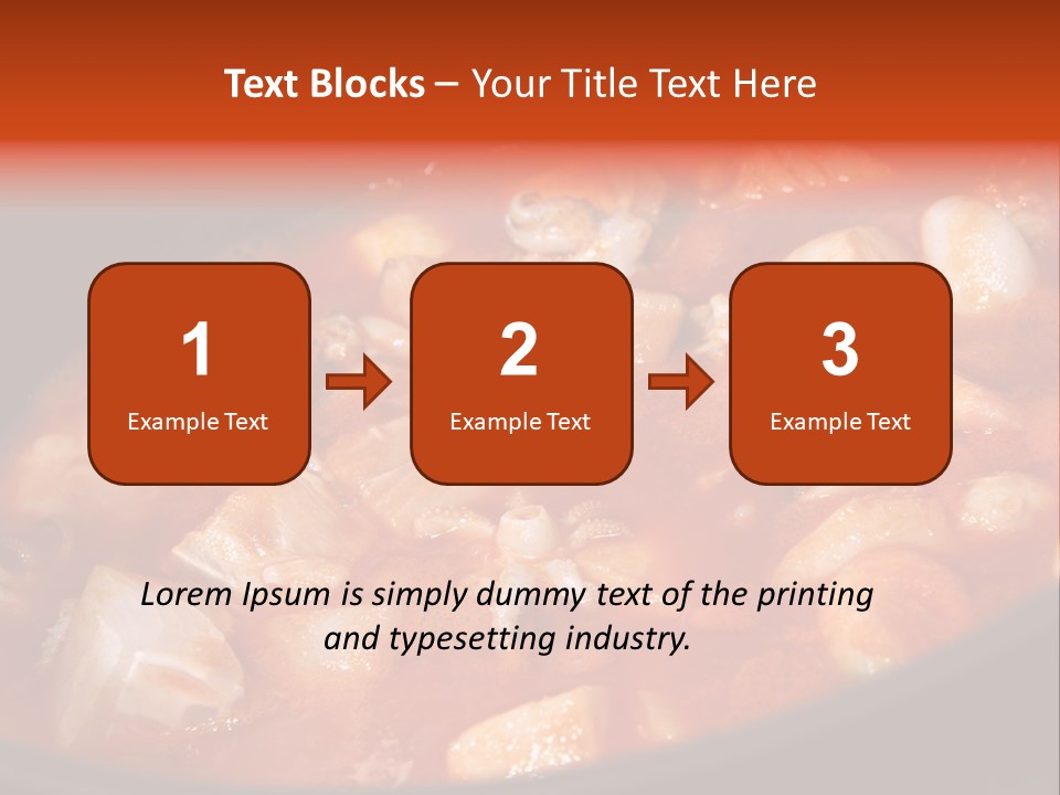 A Stew Of Food Is Being Cooked In A Pot PowerPoint Template