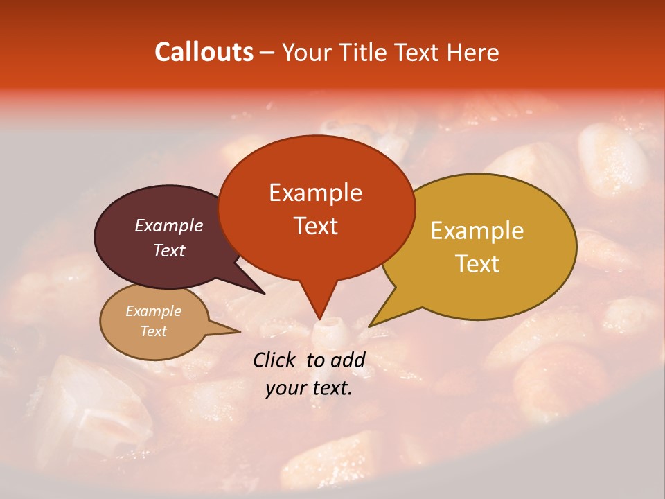 A Stew Of Food Is Being Cooked In A Pot PowerPoint Template