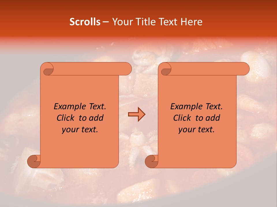 A Stew Of Food Is Being Cooked In A Pot PowerPoint Template