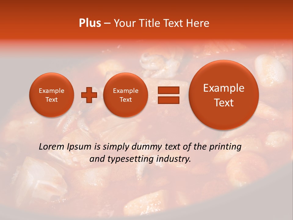 A Stew Of Food Is Being Cooked In A Pot PowerPoint Template