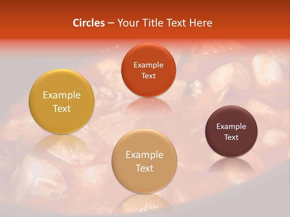 A Stew Of Food Is Being Cooked In A Pot PowerPoint Template