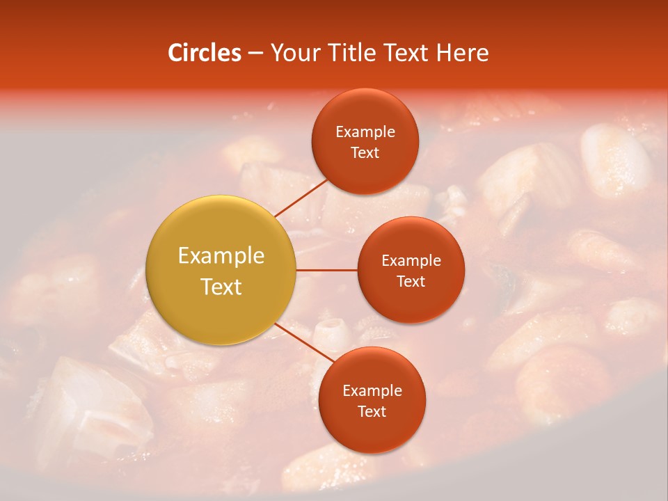A Stew Of Food Is Being Cooked In A Pot PowerPoint Template