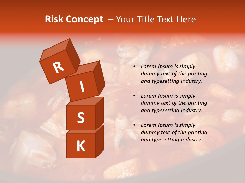 A Stew Of Food Is Being Cooked In A Pot PowerPoint Template