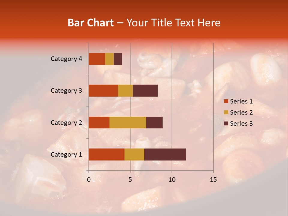 A Stew Of Food Is Being Cooked In A Pot PowerPoint Template