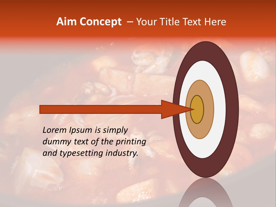 A Stew Of Food Is Being Cooked In A Pot PowerPoint Template