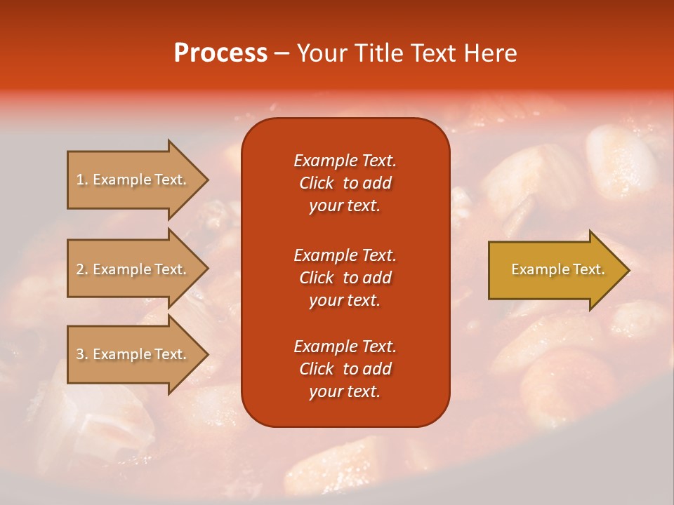 A Stew Of Food Is Being Cooked In A Pot PowerPoint Template