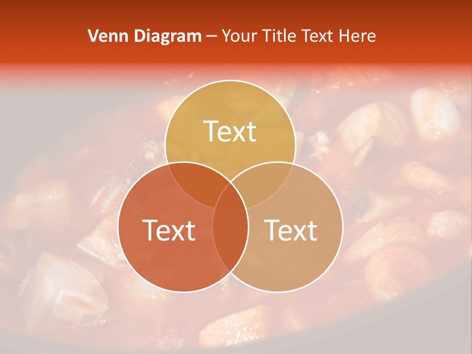 A Stew Of Food Is Being Cooked In A Pot PowerPoint Template