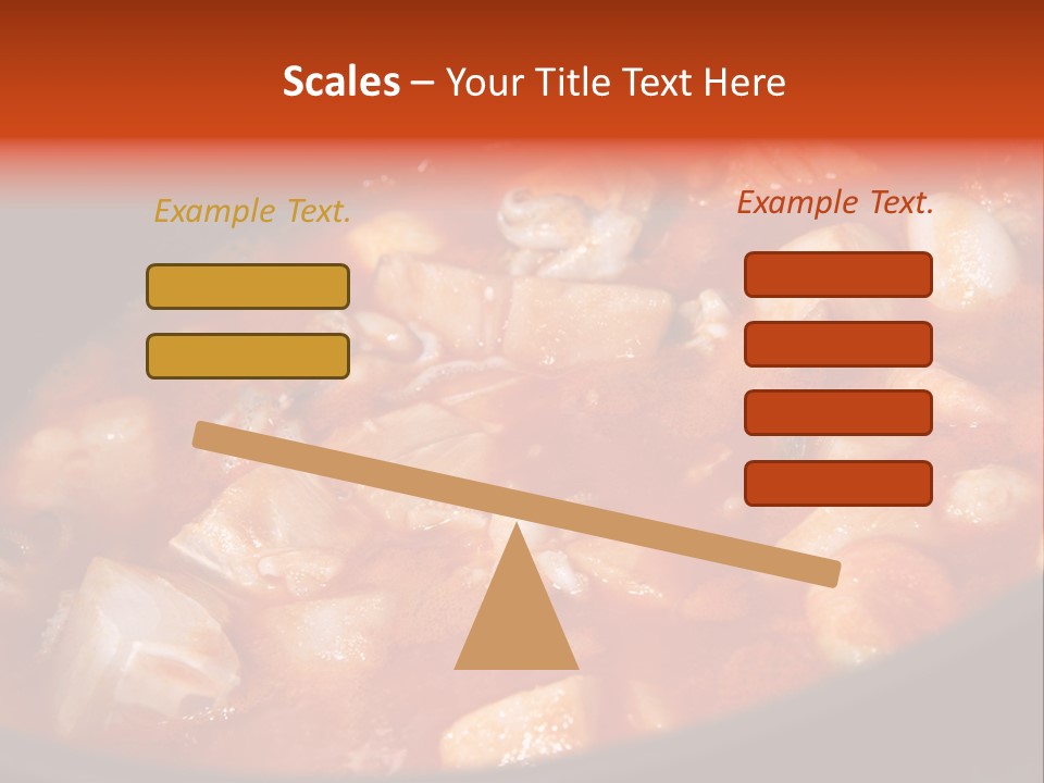 A Stew Of Food Is Being Cooked In A Pot PowerPoint Template