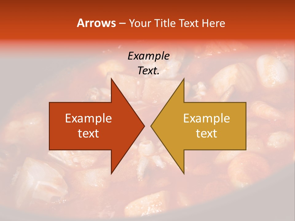 A Stew Of Food Is Being Cooked In A Pot PowerPoint Template