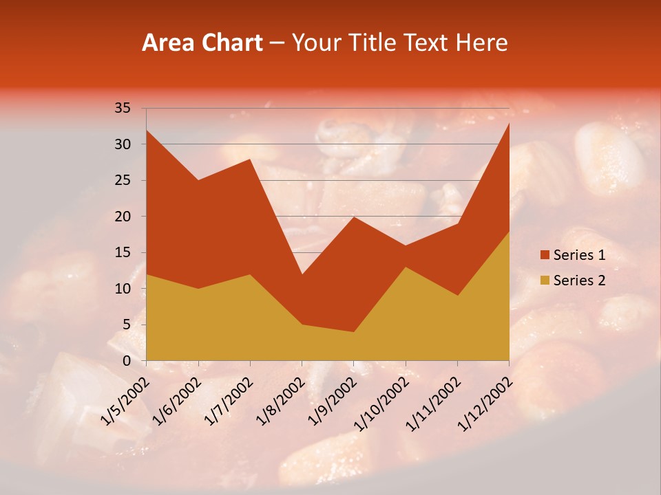 A Stew Of Food Is Being Cooked In A Pot PowerPoint Template