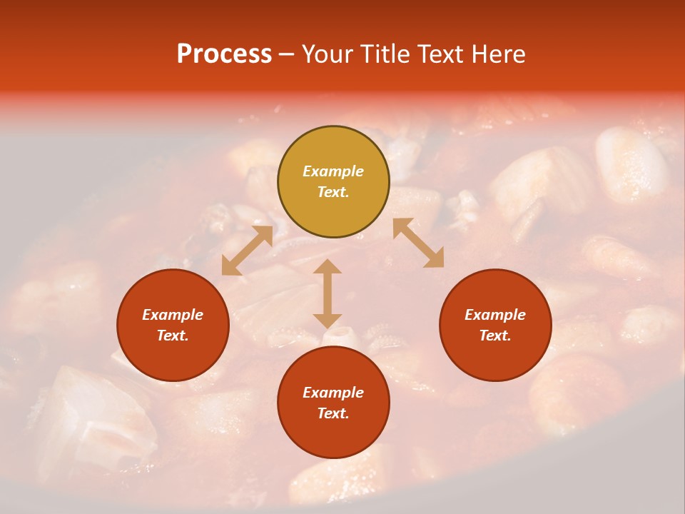 A Stew Of Food Is Being Cooked In A Pot PowerPoint Template