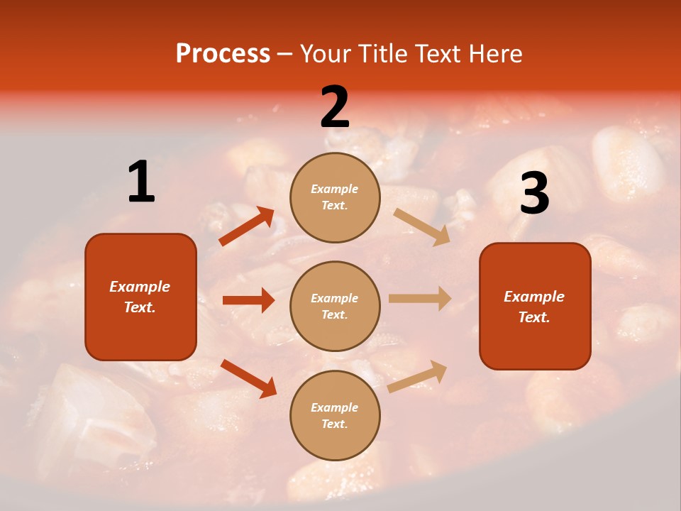 A Stew Of Food Is Being Cooked In A Pot PowerPoint Template