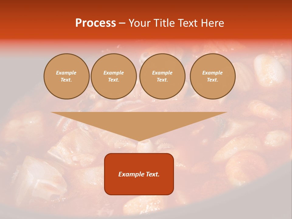 A Stew Of Food Is Being Cooked In A Pot PowerPoint Template