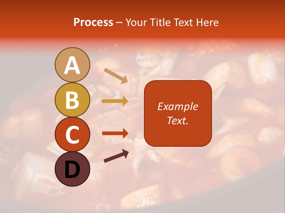 A Stew Of Food Is Being Cooked In A Pot PowerPoint Template