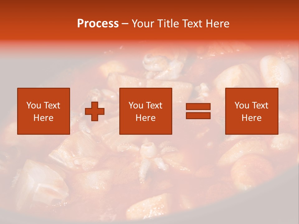 A Stew Of Food Is Being Cooked In A Pot PowerPoint Template