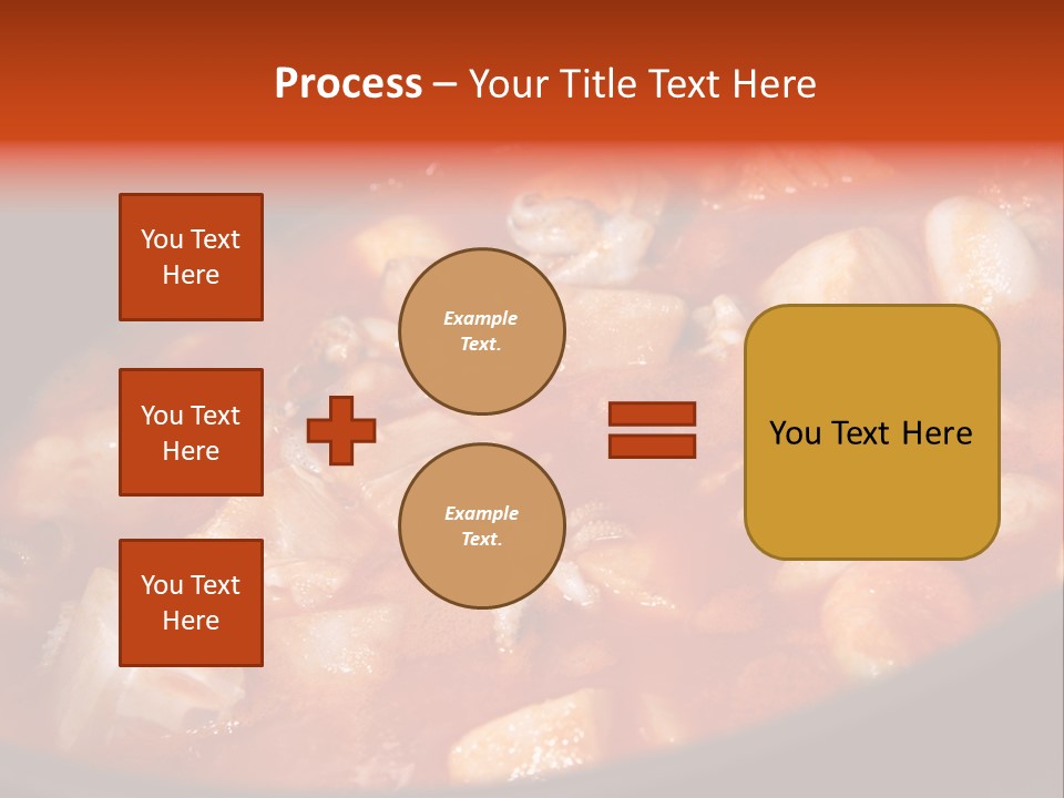A Stew Of Food Is Being Cooked In A Pot PowerPoint Template