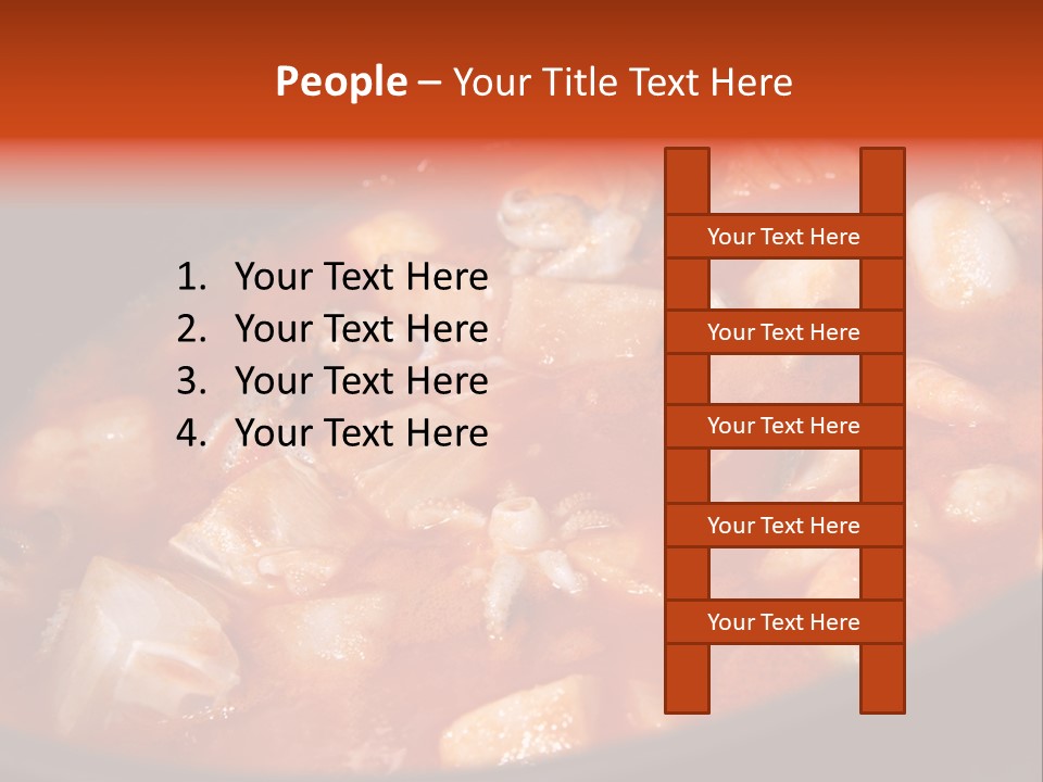 A Stew Of Food Is Being Cooked In A Pot PowerPoint Template