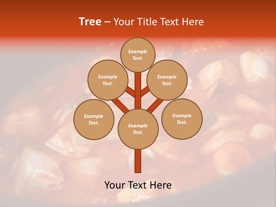 A Stew Of Food Is Being Cooked In A Pot PowerPoint Template