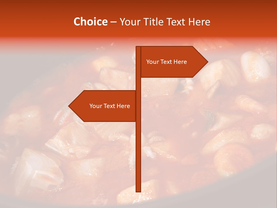 A Stew Of Food Is Being Cooked In A Pot PowerPoint Template