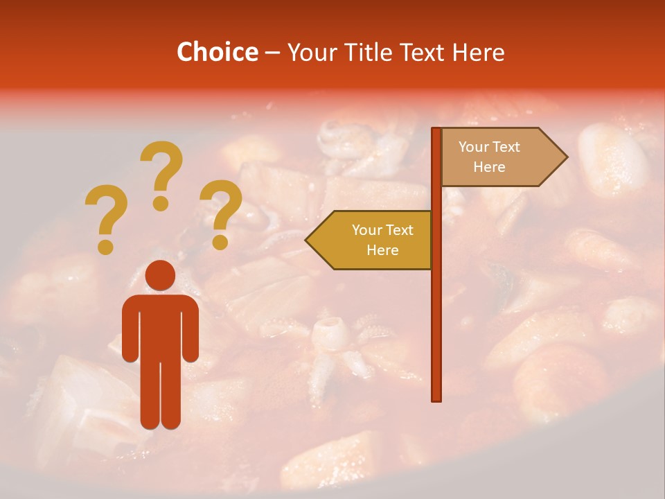 A Stew Of Food Is Being Cooked In A Pot PowerPoint Template
