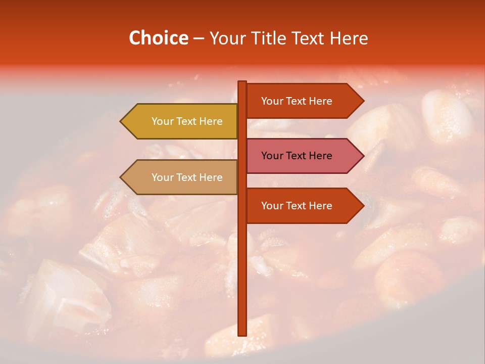 A Stew Of Food Is Being Cooked In A Pot PowerPoint Template
