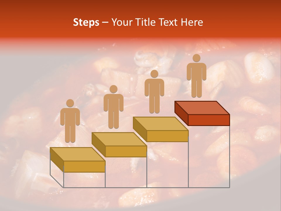 A Stew Of Food Is Being Cooked In A Pot PowerPoint Template