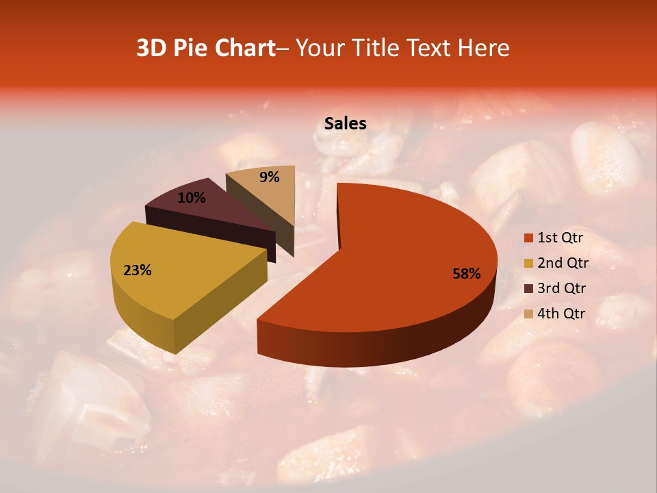 A Stew Of Food Is Being Cooked In A Pot PowerPoint Template