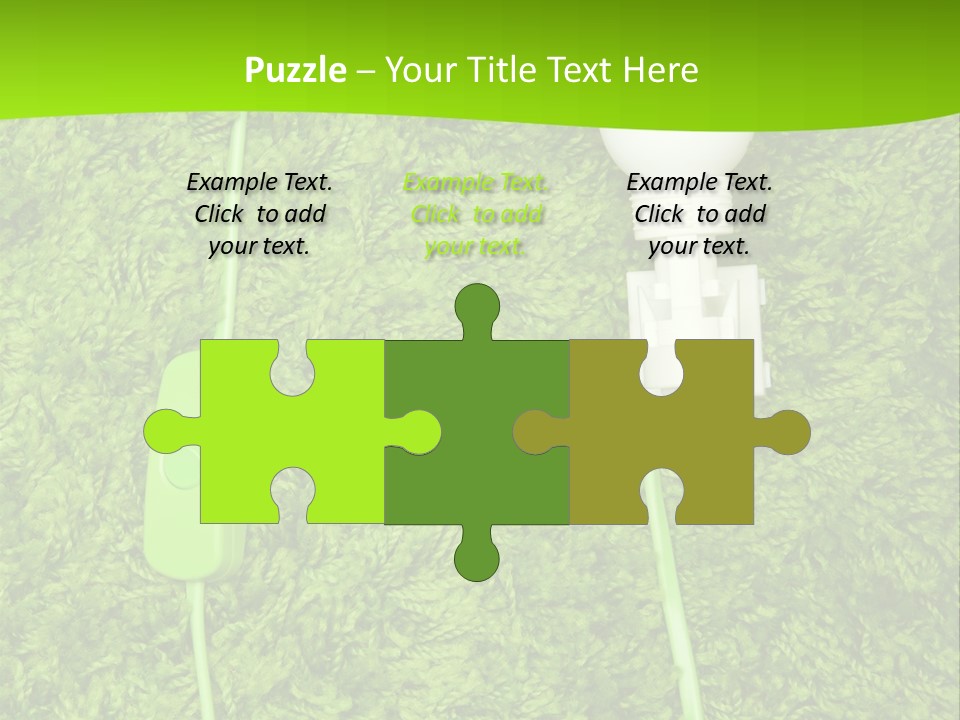 A Light Bulb On The Grass Powerpoint Template PowerPoint Template