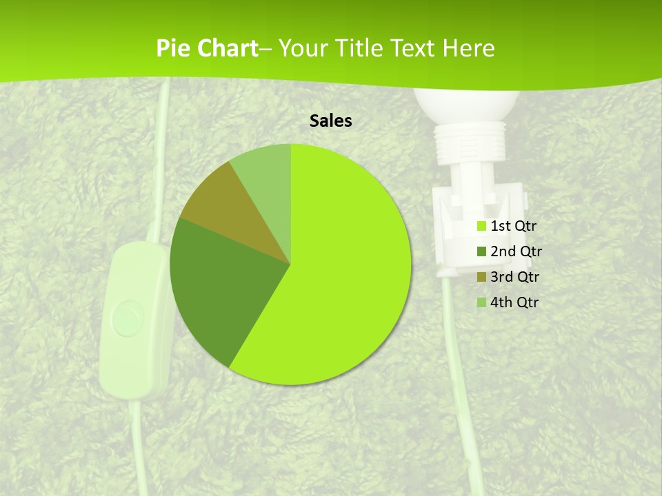 A Light Bulb On The Grass Powerpoint Template PowerPoint Template