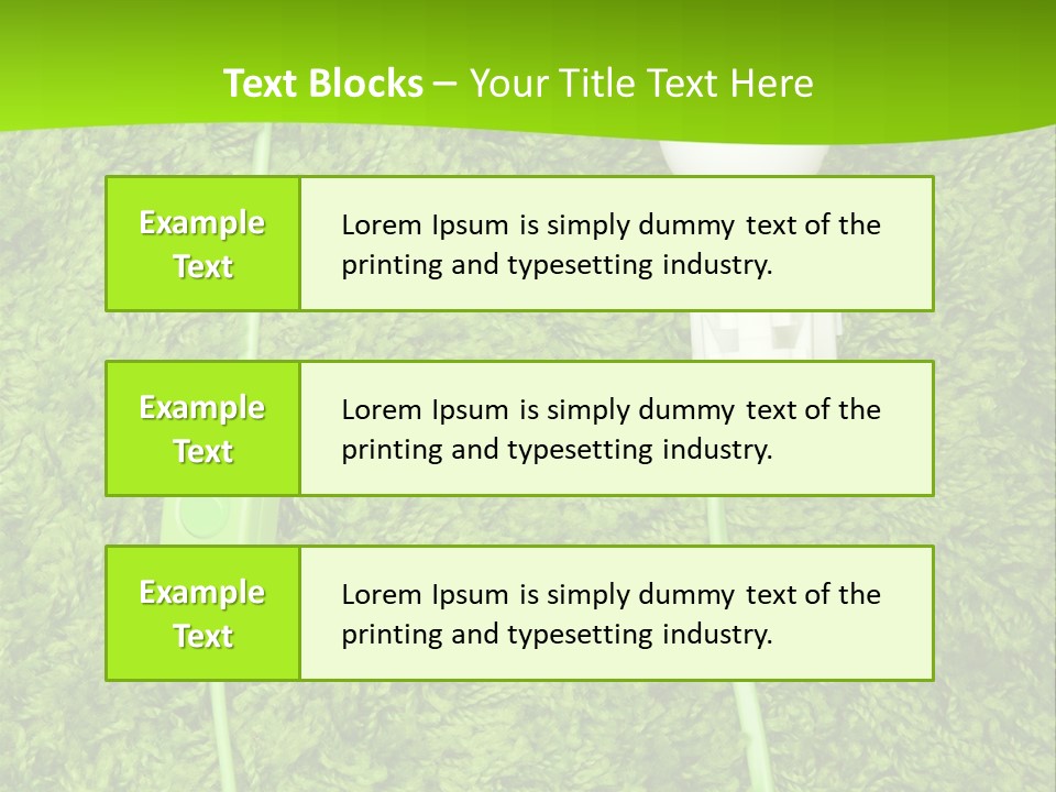 A Light Bulb On The Grass Powerpoint Template PowerPoint Template