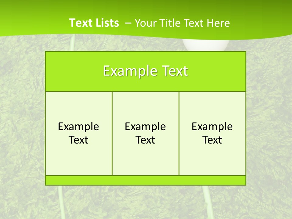 A Light Bulb On The Grass Powerpoint Template PowerPoint Template