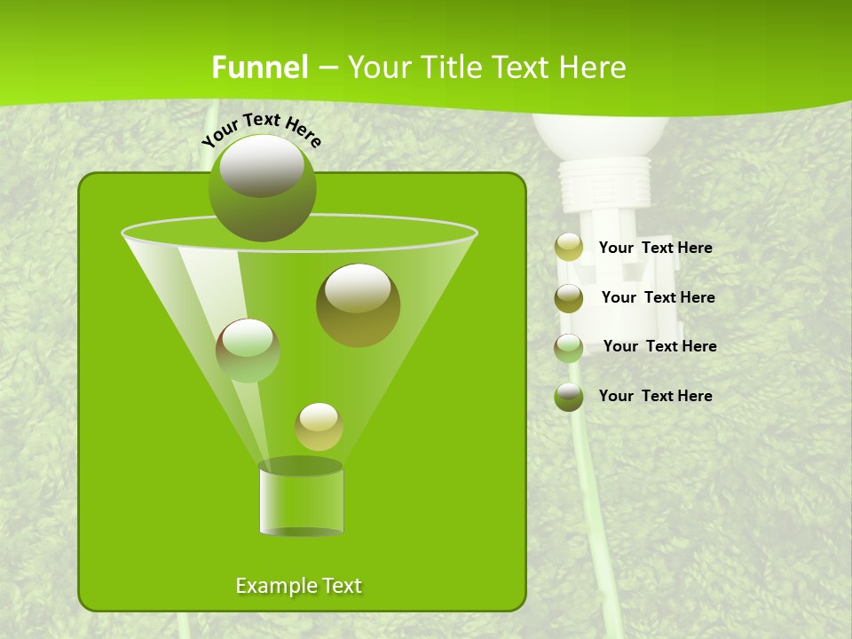 A Light Bulb On The Grass Powerpoint Template PowerPoint Template