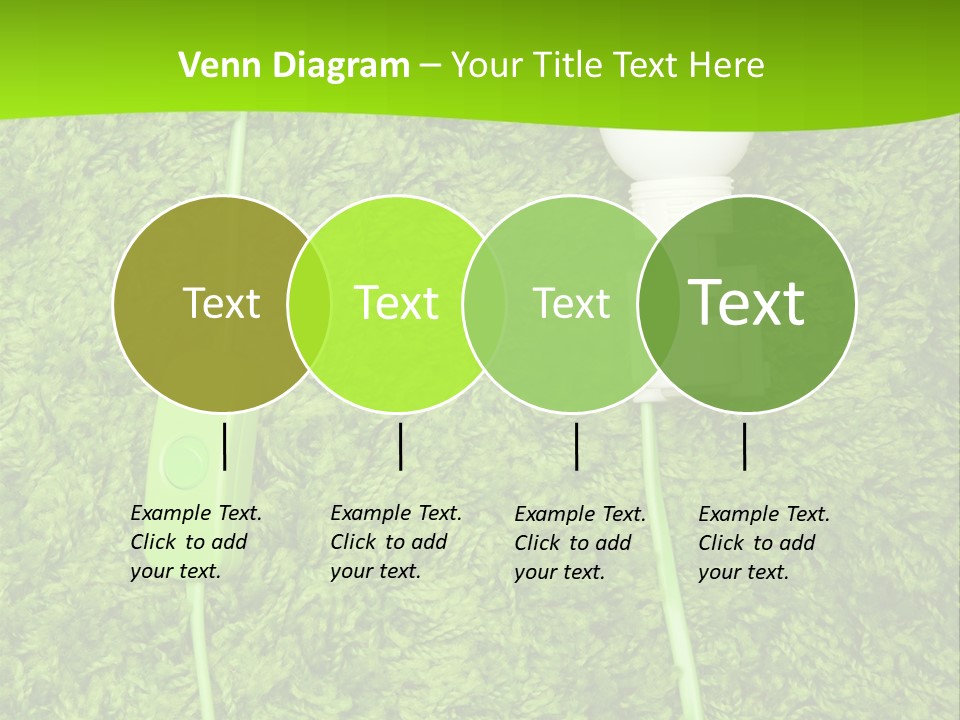 A Light Bulb On The Grass Powerpoint Template PowerPoint Template