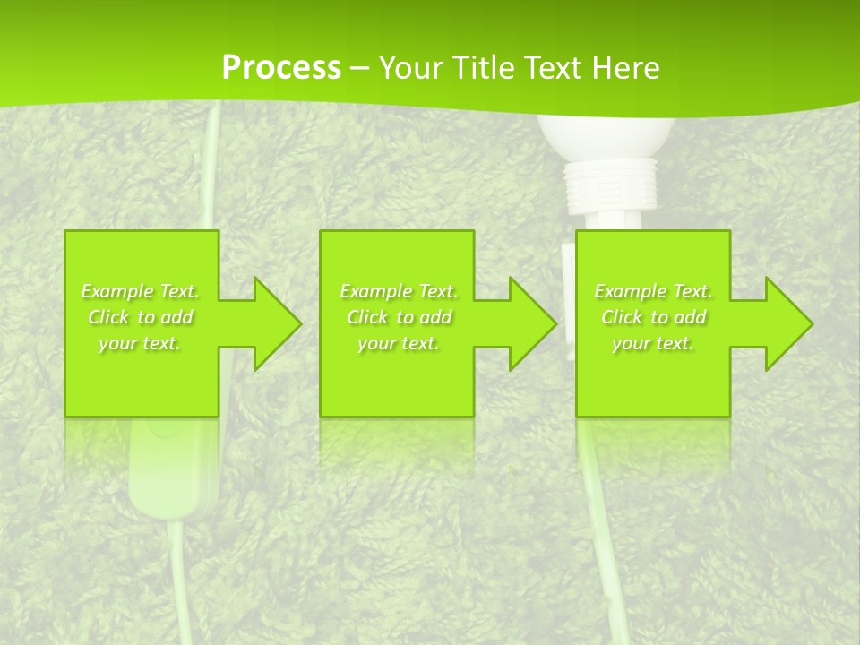 A Light Bulb On The Grass Powerpoint Template PowerPoint Template