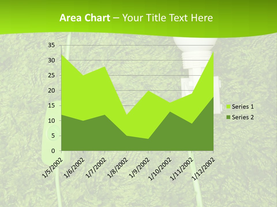 A Light Bulb On The Grass Powerpoint Template PowerPoint Template