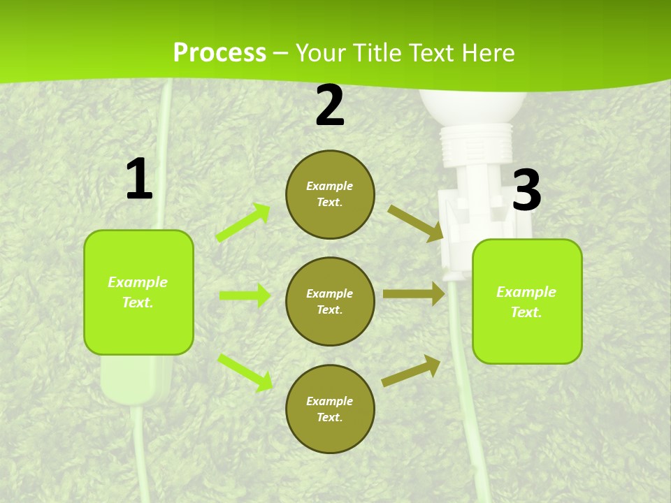 A Light Bulb On The Grass Powerpoint Template PowerPoint Template