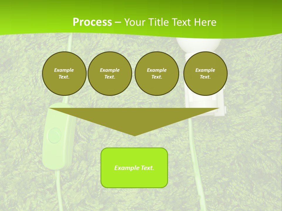 A Light Bulb On The Grass Powerpoint Template PowerPoint Template