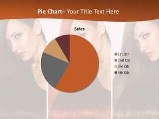 A Beautiful Woman With Long Hair Powerpoint Presentation PowerPoint Template
