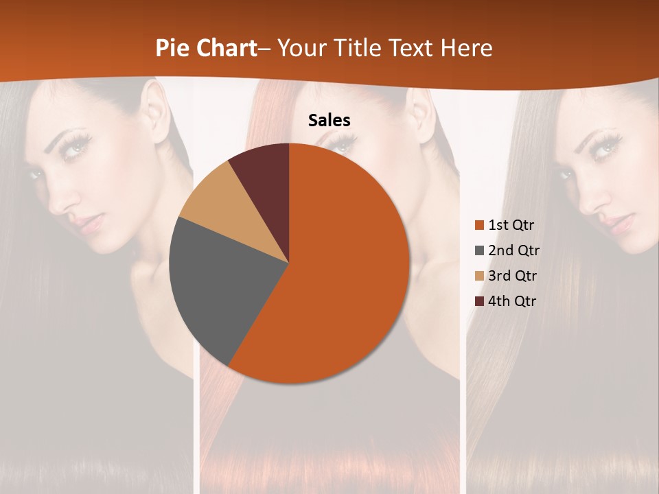 A Beautiful Woman With Long Hair Powerpoint Presentation PowerPoint Template
