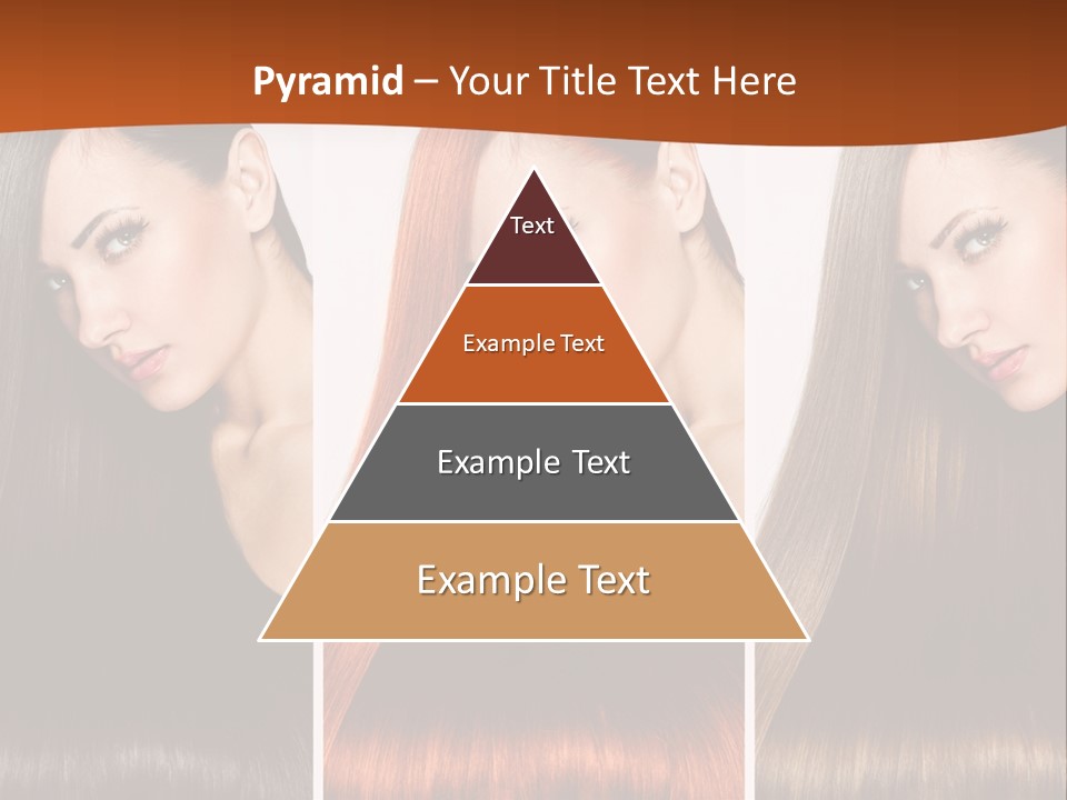 A Beautiful Woman With Long Hair Powerpoint Presentation PowerPoint Template