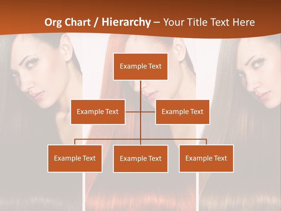 A Beautiful Woman With Long Hair Powerpoint Presentation PowerPoint Template