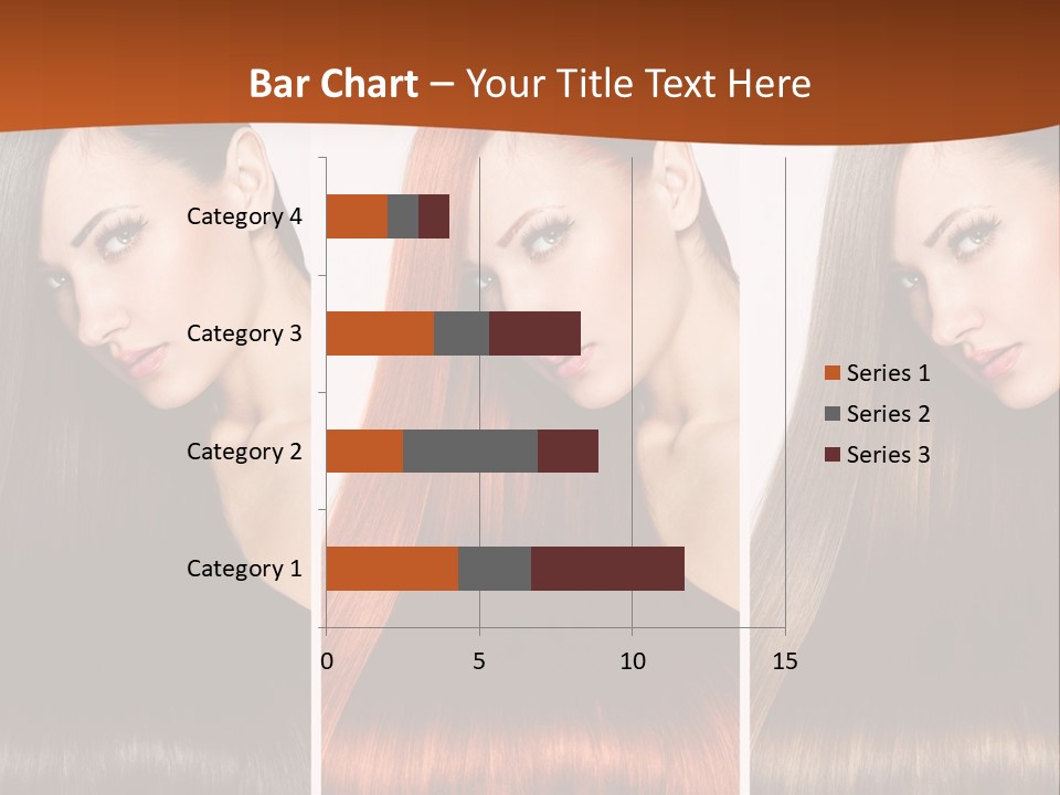 A Beautiful Woman With Long Hair Powerpoint Presentation PowerPoint Template
