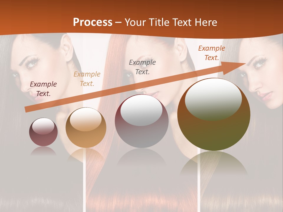 A Beautiful Woman With Long Hair Powerpoint Presentation PowerPoint Template