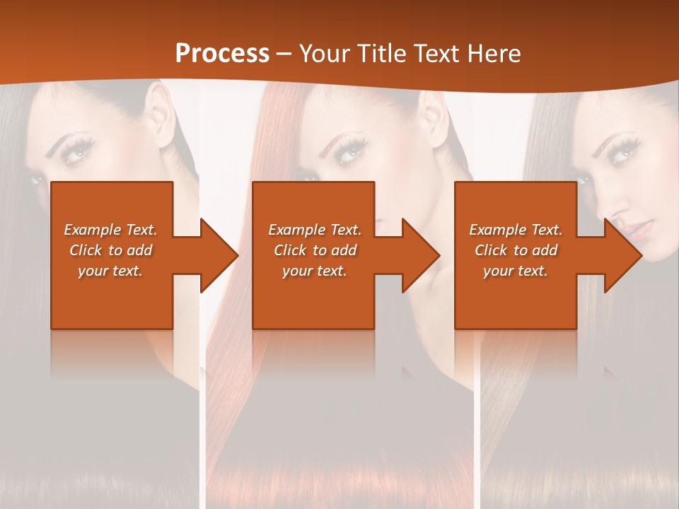 A Beautiful Woman With Long Hair Powerpoint Presentation PowerPoint Template
