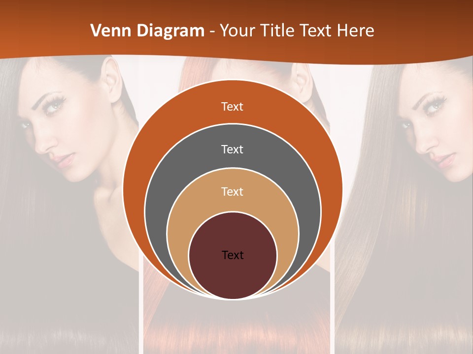 A Beautiful Woman With Long Hair Powerpoint Presentation PowerPoint Template
